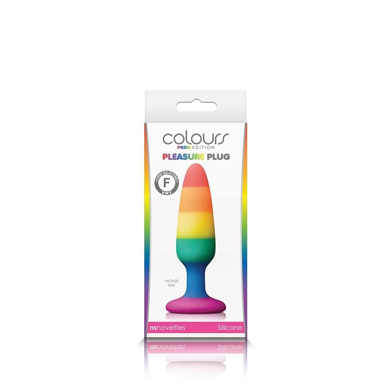 Colours – Pride Edition – Pleasure Plug – Medium – Rainbow