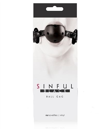 Sinful Ball Gag – Black