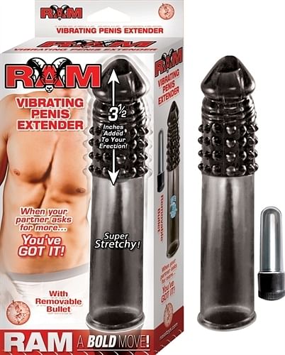 Ram Vibrating Penis Extender – Smoke