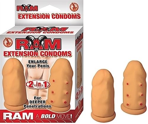 Ram Extension Condoms – Flesh