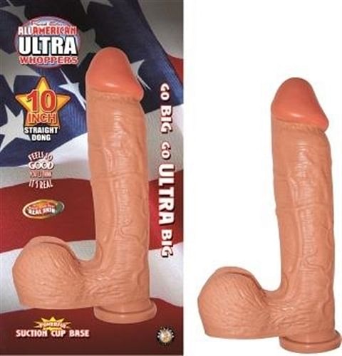 All American Ultra Whoppers – 10 in Straight Dong -Flesh