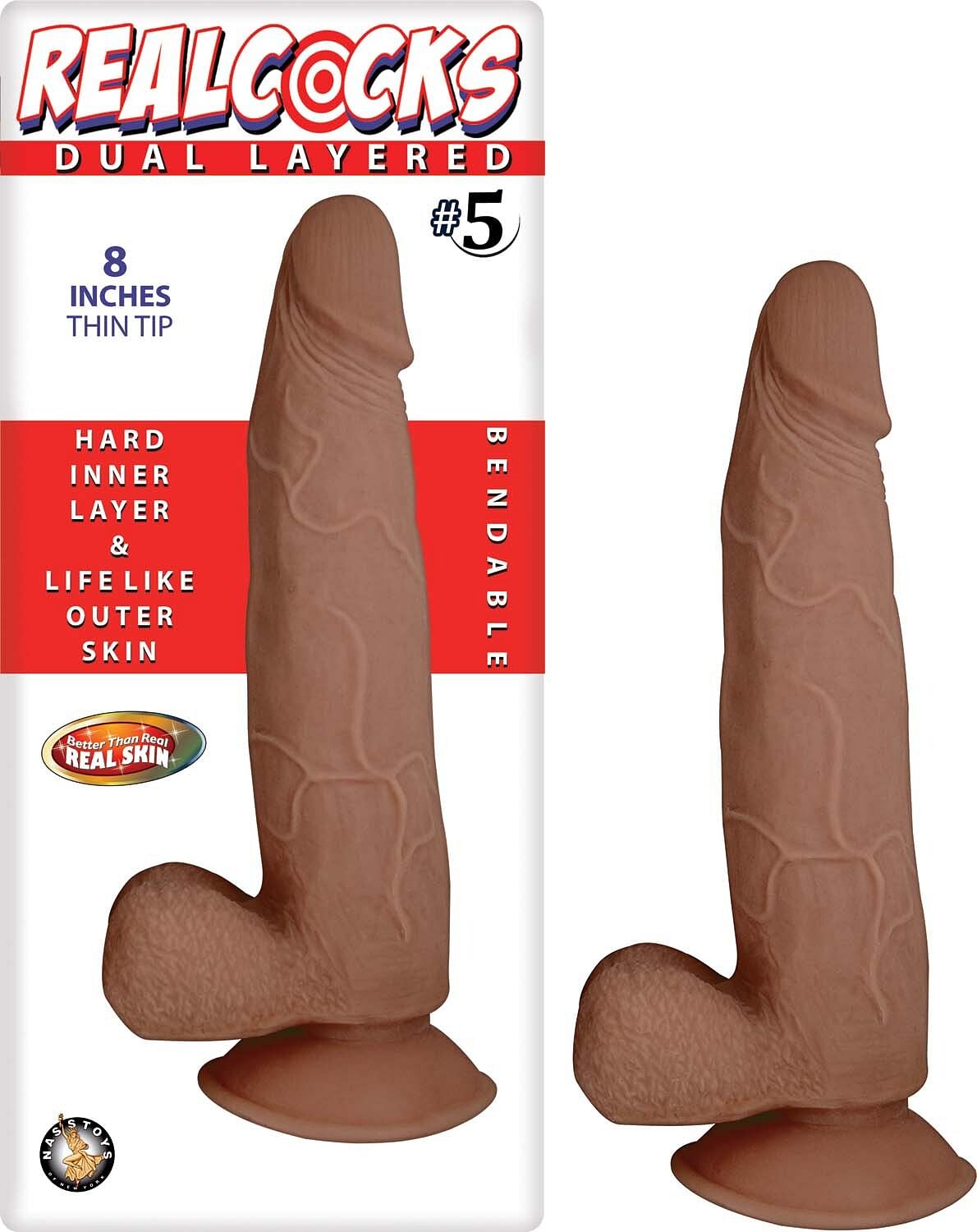 Realcocks Dual Layered #5 – Brown