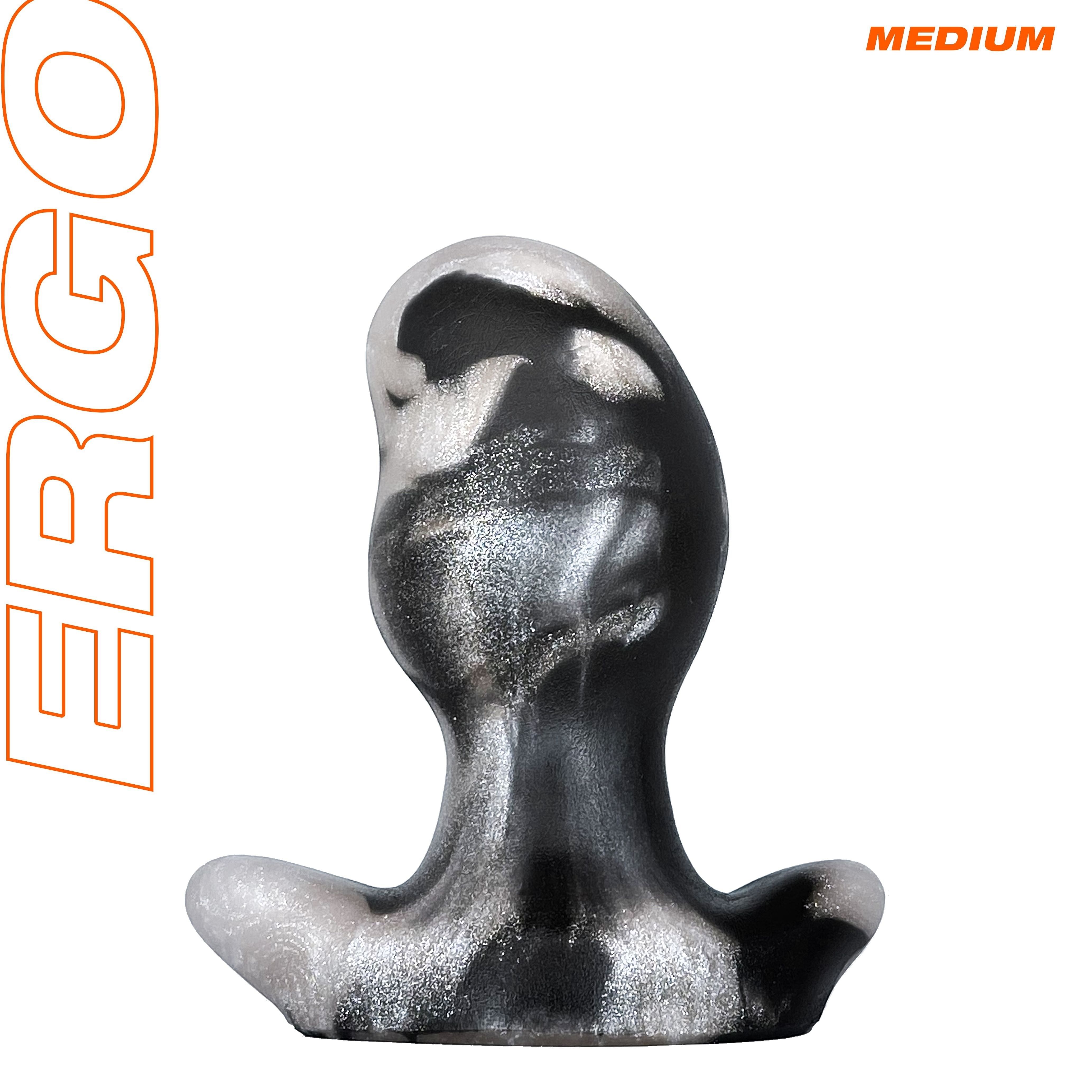 Ergo Butt Plug – Medium – Platinum Swirl