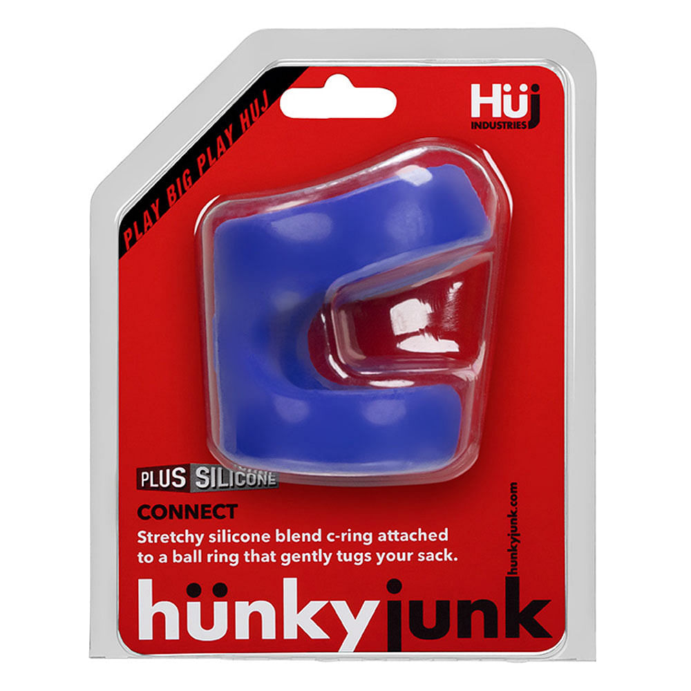 Hunkyjunk Connect Cock Ball Tugger – Colbalt