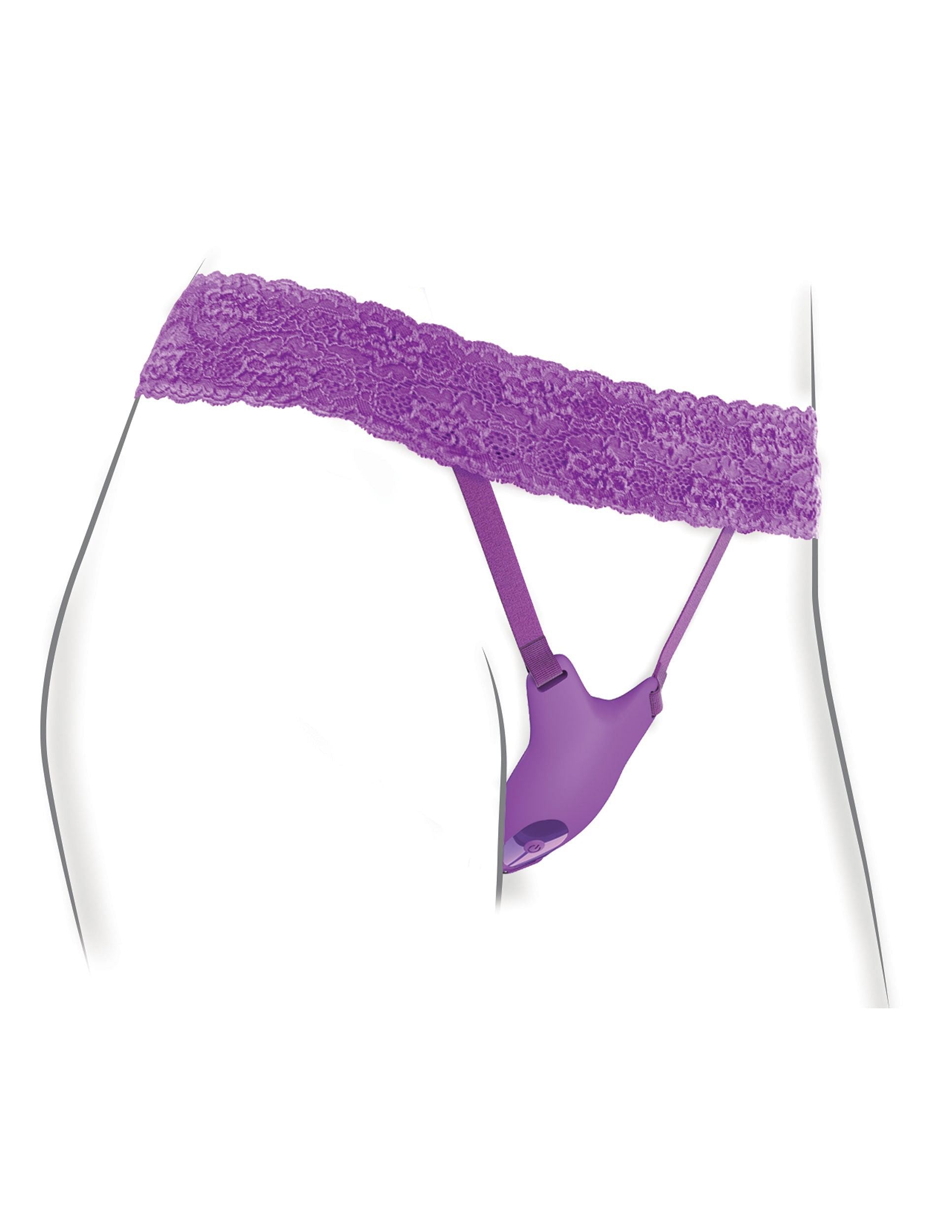 Fantasy for Her Ultimate G-Spot Butterfly Strap-on – Purple