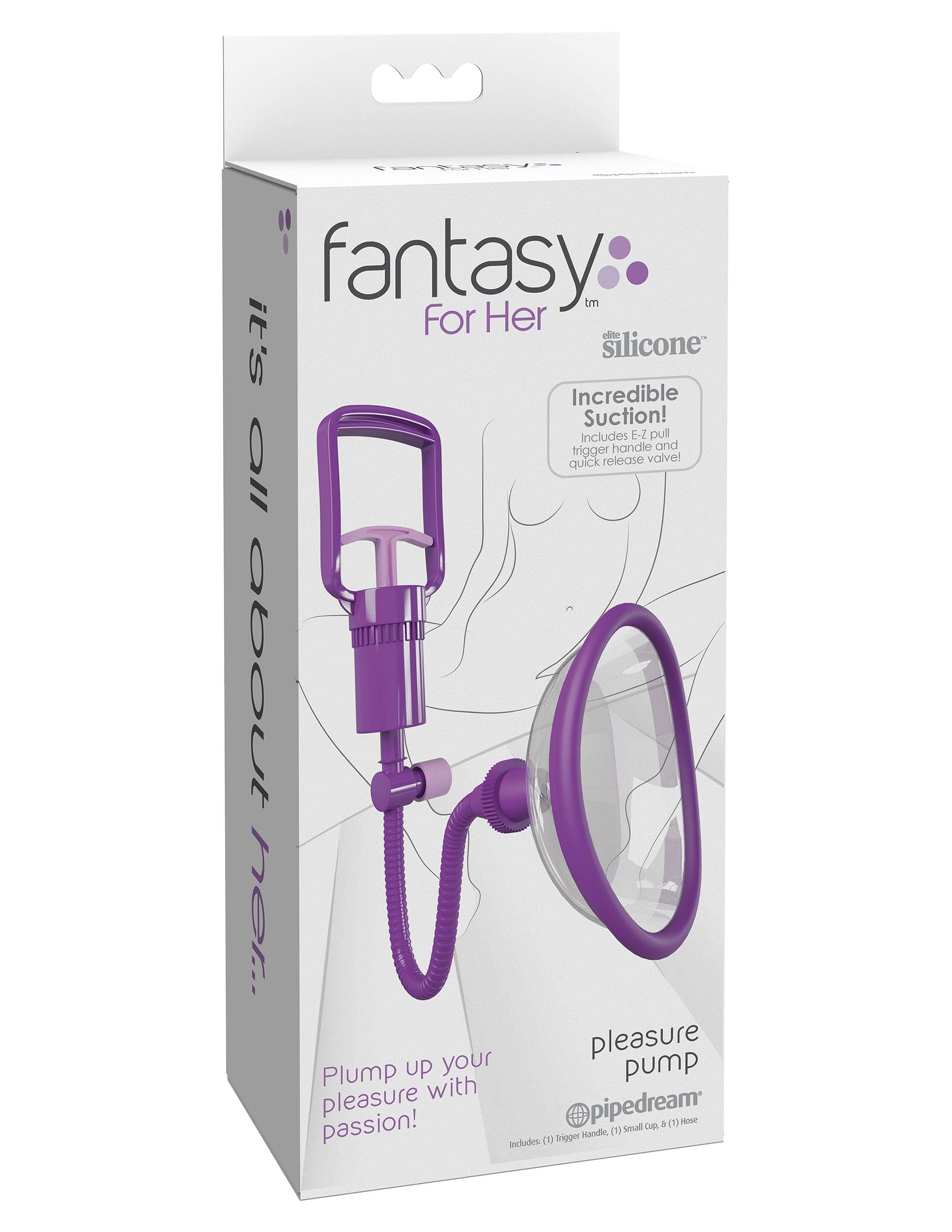 Fantasy for Her Manual Pleasure Pump – Purple