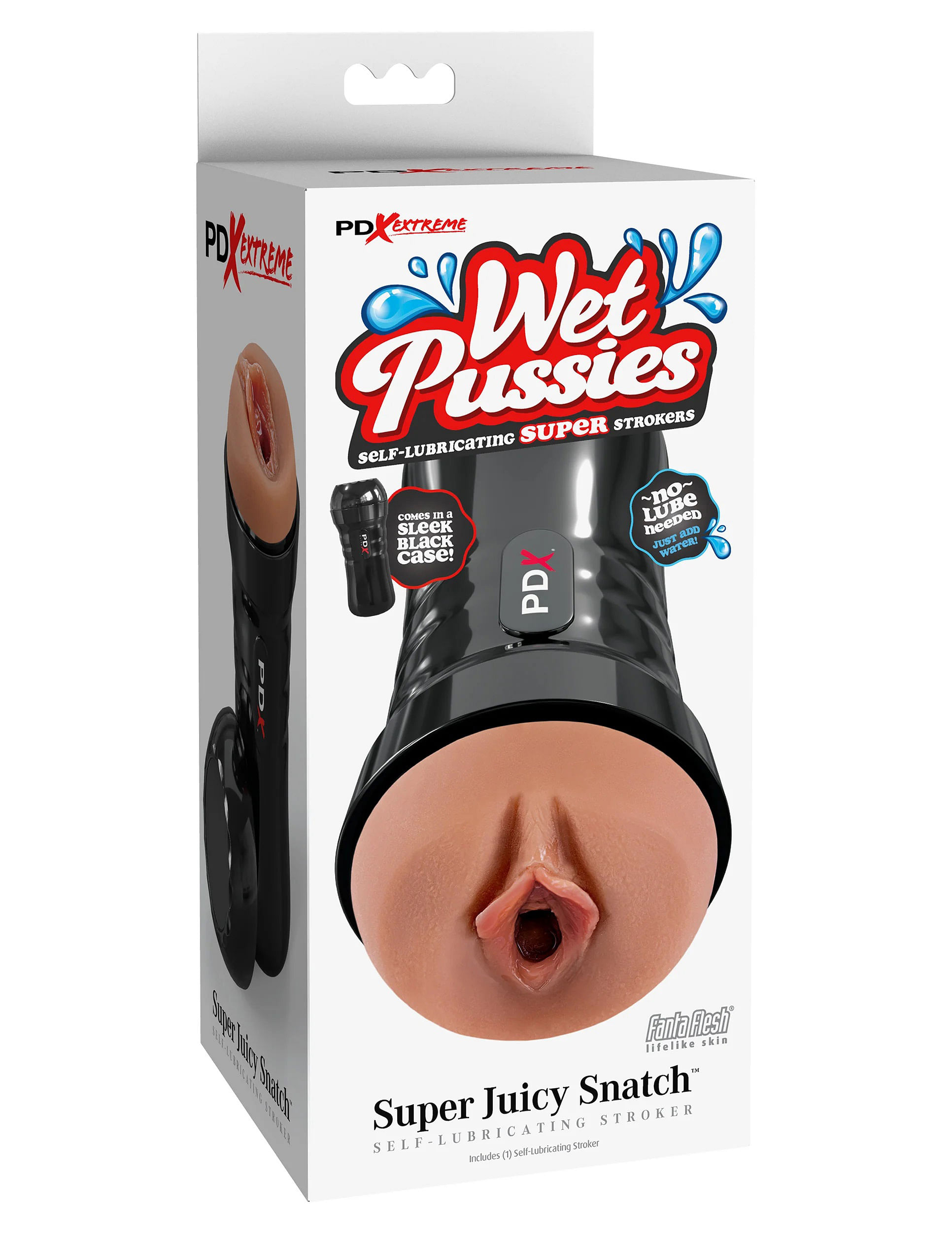 Wet Pussies – Super Juicy Snatch Self-Lubricating  Stroker – Brown