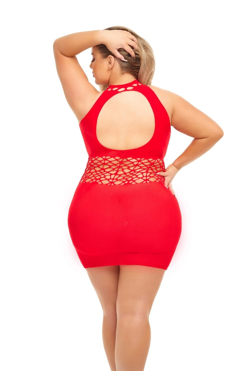 Rich B Phase Dress – Queen Size – Red