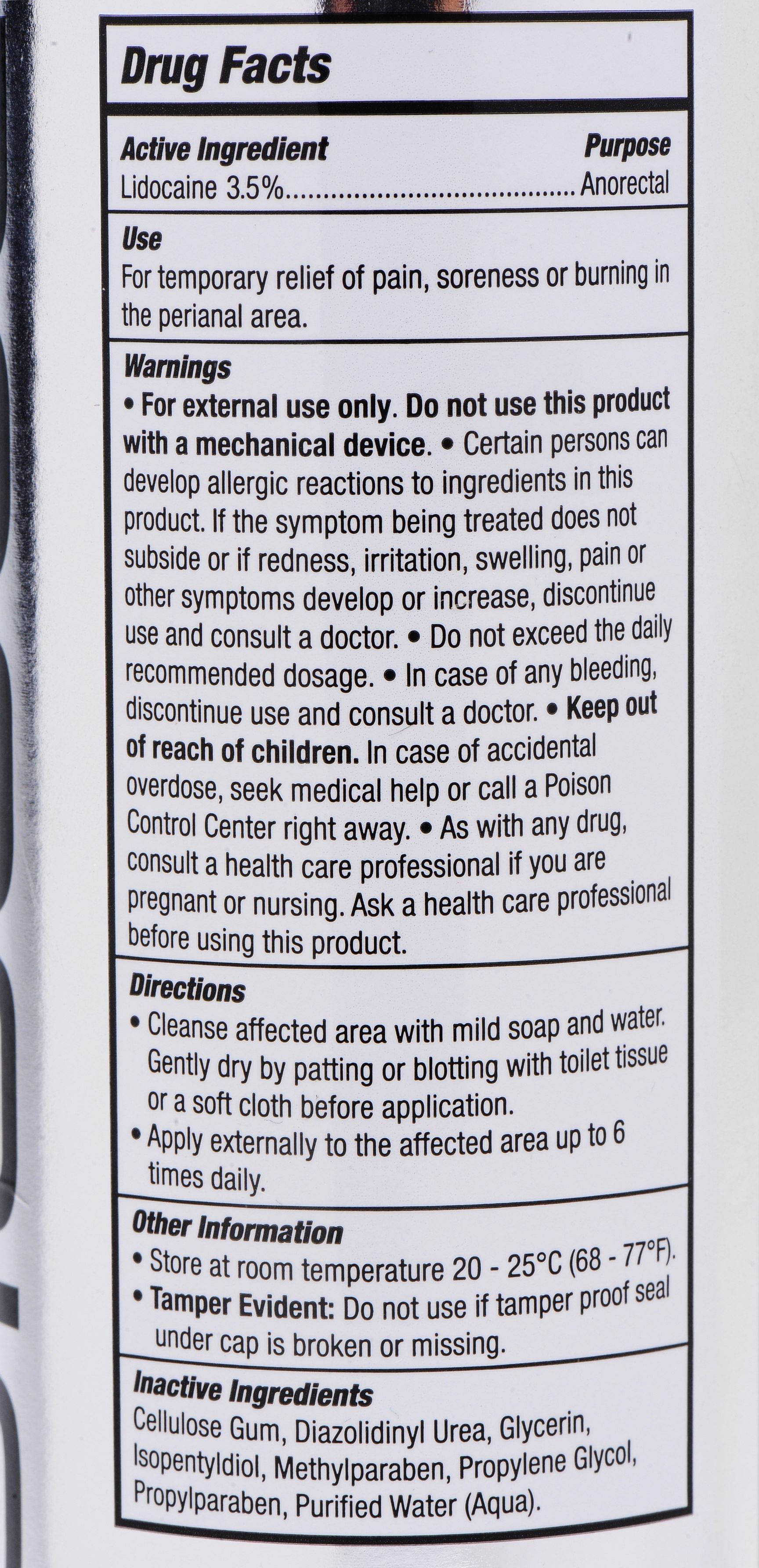 Passion Anal Desensitizing Lubricant – 3.5 Percent Lidocaine – 8.25 Fl. Oz.