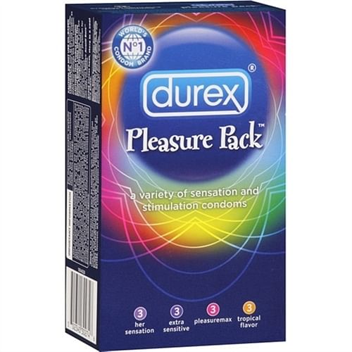 Durex Pleasure Pack – 12 Assorted Condoms