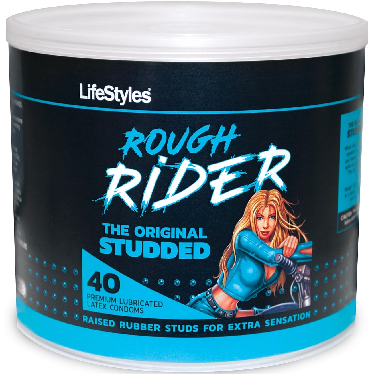 Lifestyles Rough Rider – 40 Count Jar