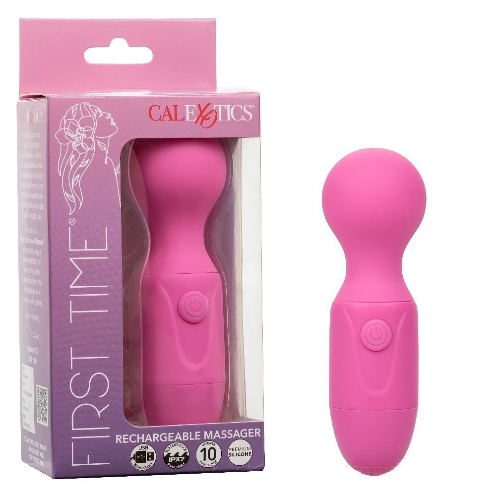 First Time Rechargeable Massager – Pink