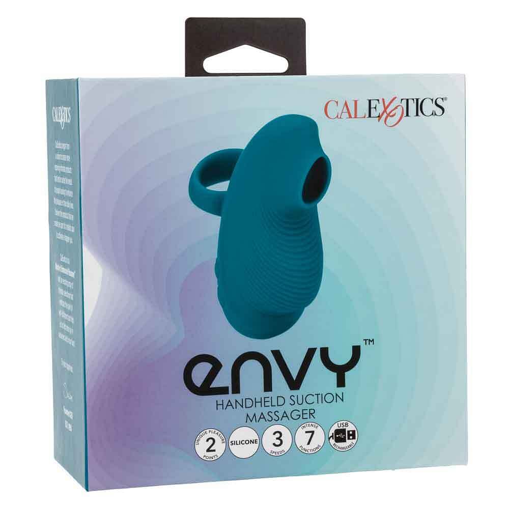 Envy Handheld Suction Massager – Blue