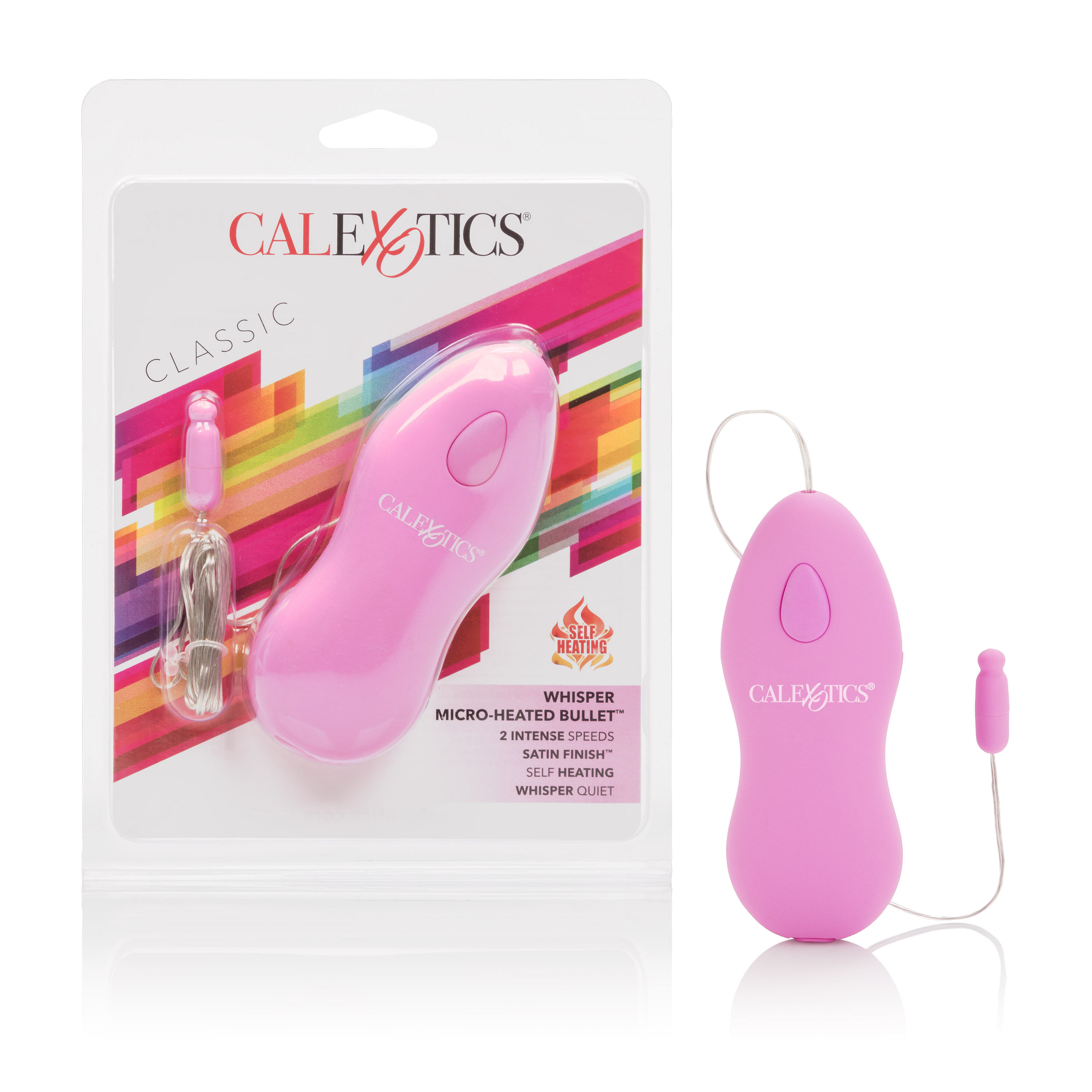 Whisper Micro Heated Bullet – Pink