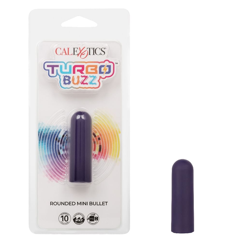 Turbo Buzz Rounded Mini Bullet – Purple