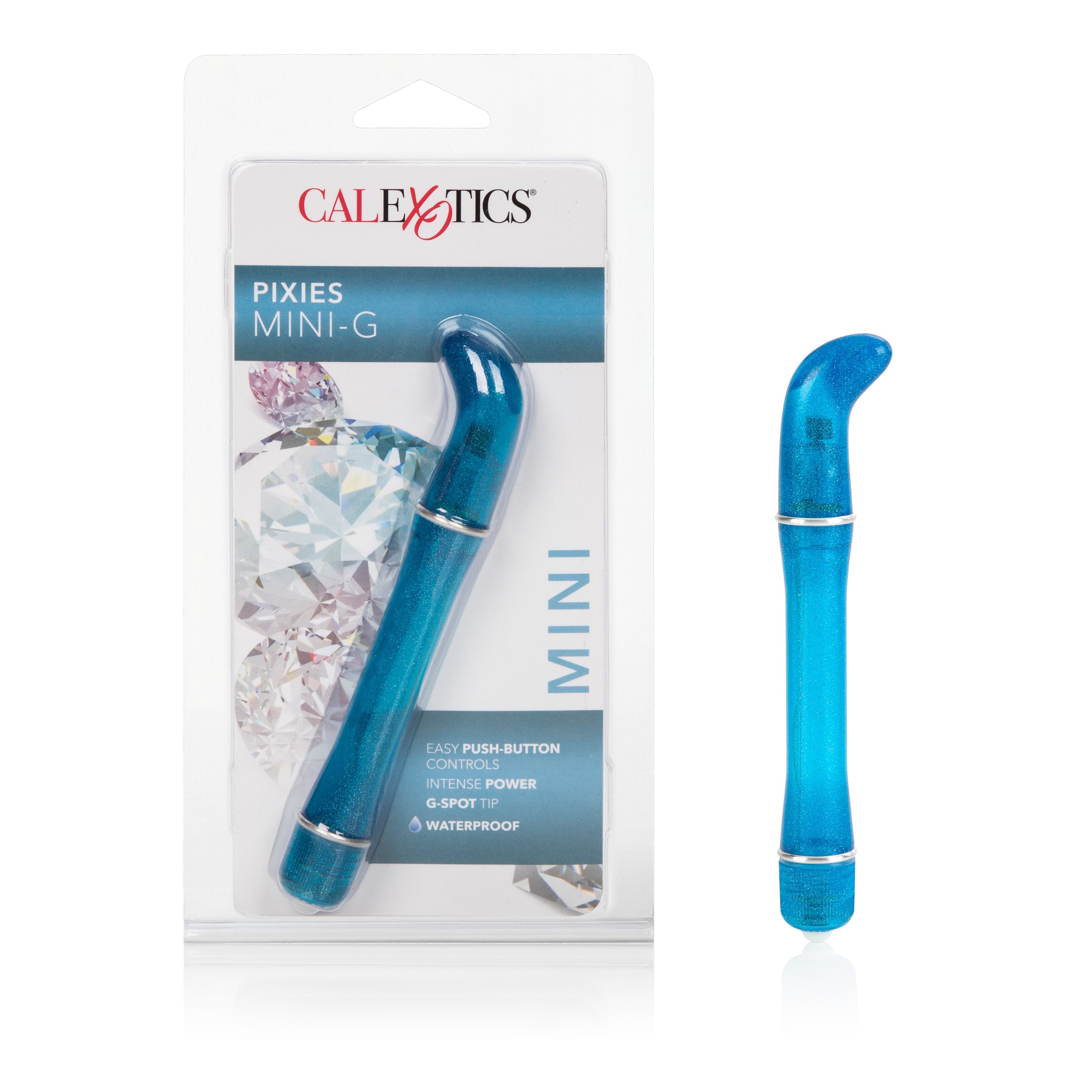 Pixies Mini G Waterproof Vibe – Blue