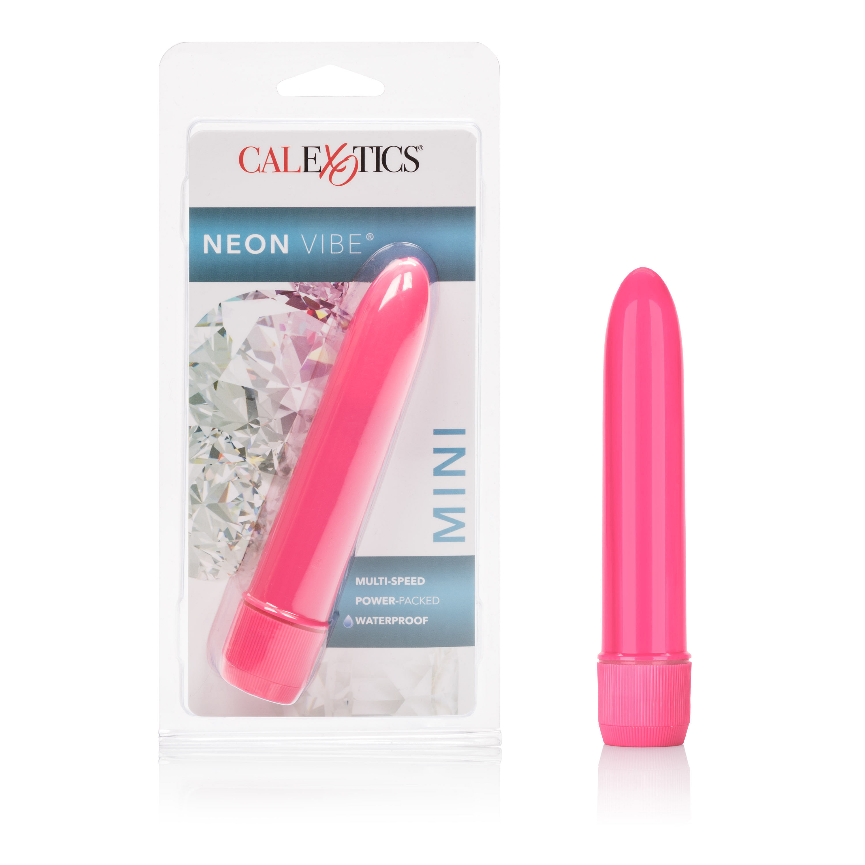 Mini Neon Vibe Multi-Speed Vibe 4.5 Inches – Pink