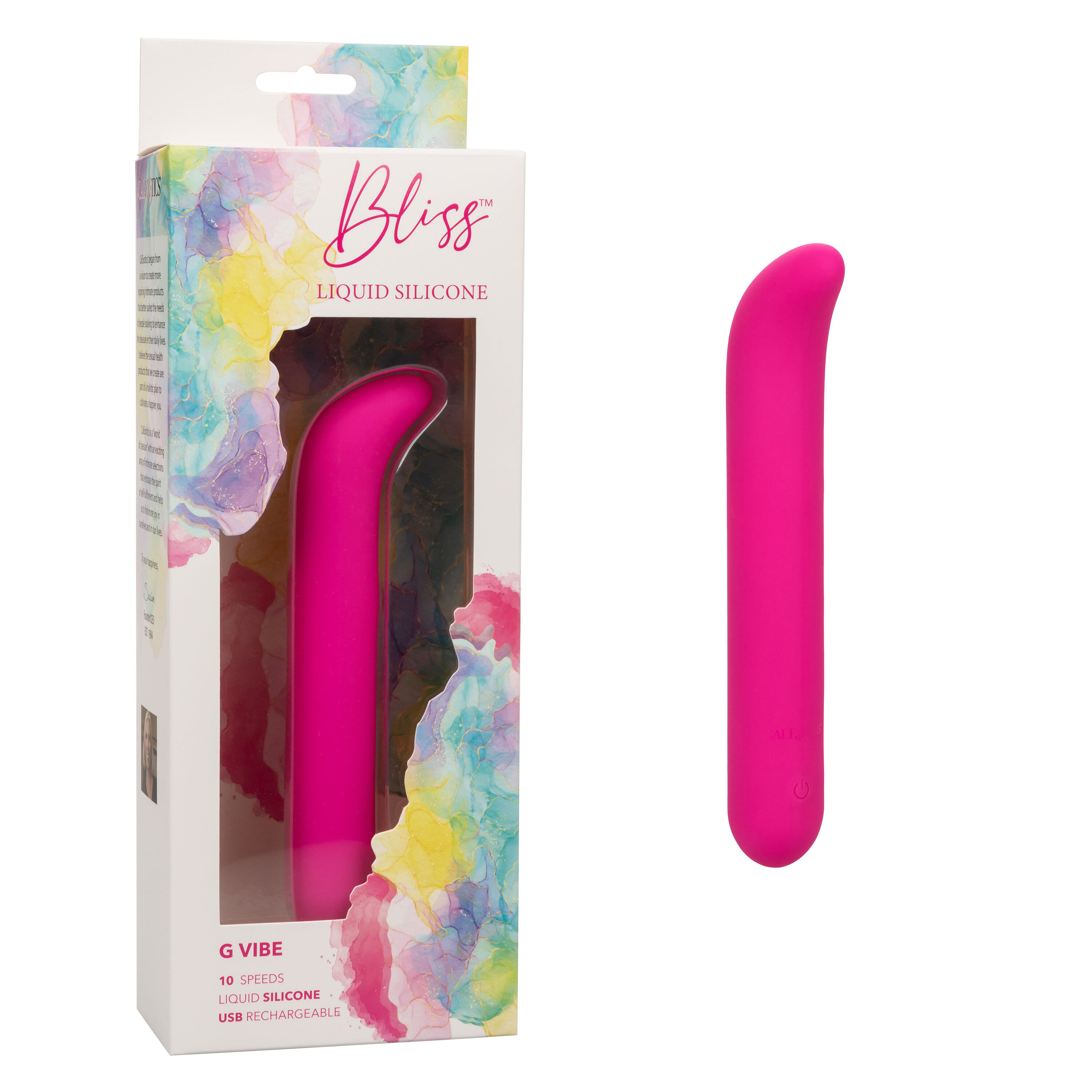 Bliss Liquid Silicone G Vibe – Pink