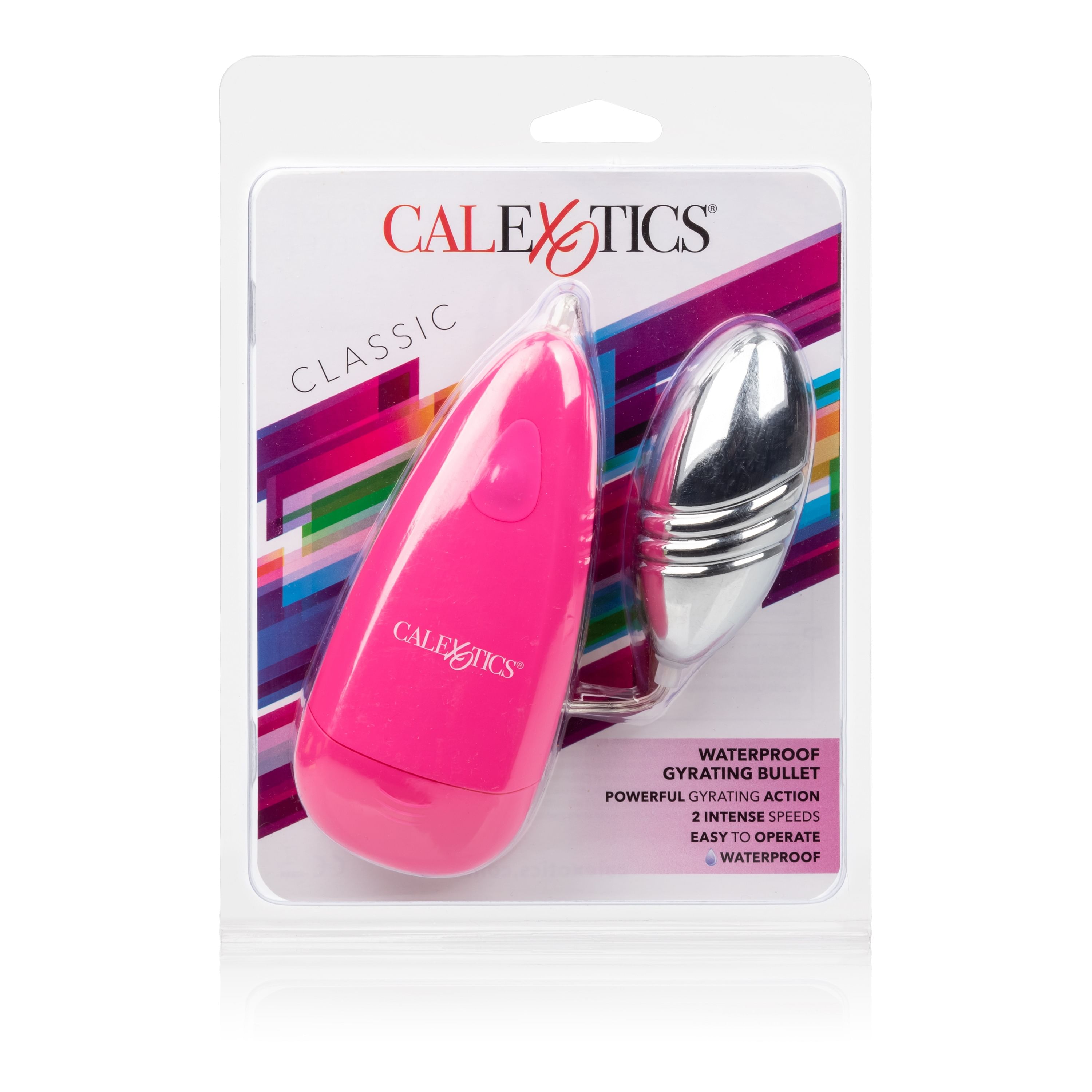 Waterproof Gyrating Bullet – Pink