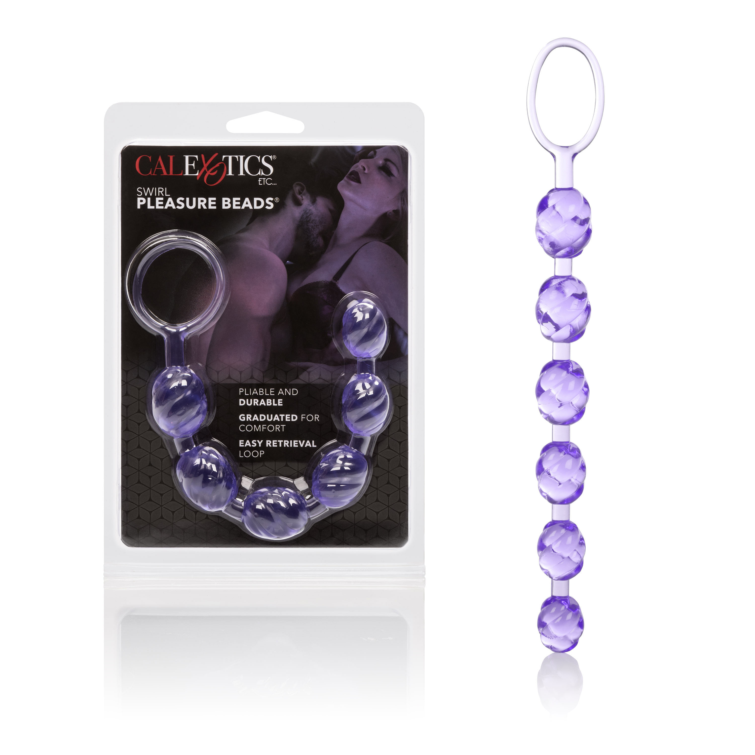 Swirl Pleasure Beads – Purple