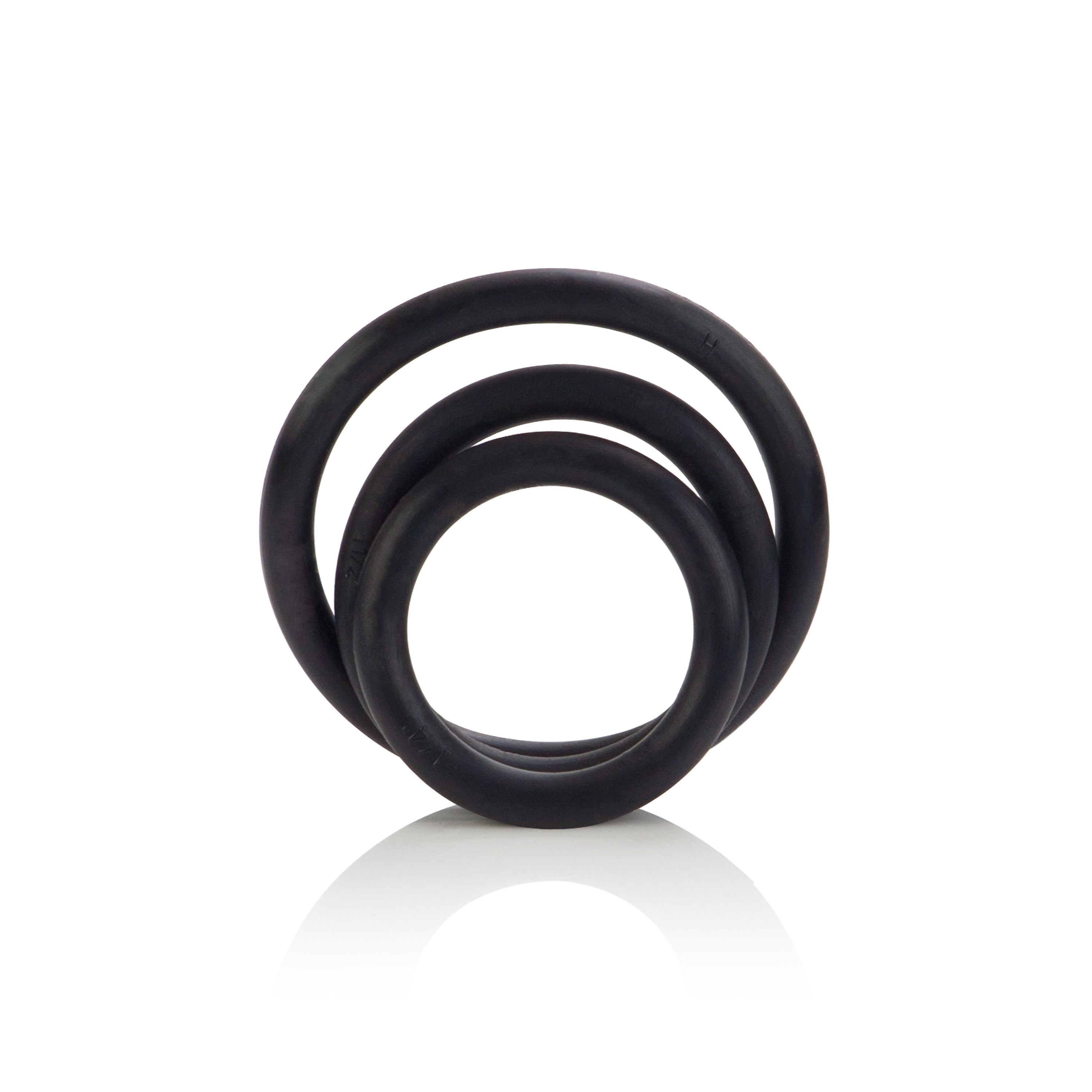 Rubber Ring 3 Piece Set – Black