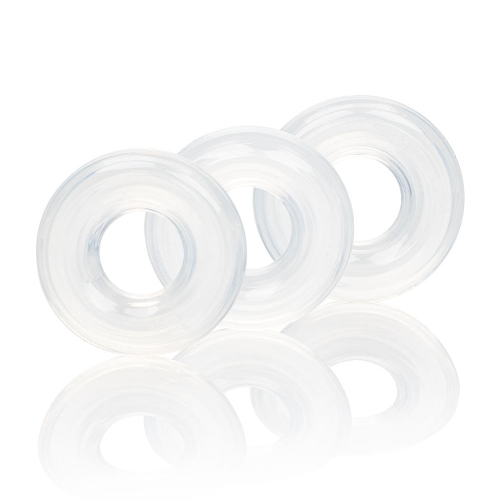 Set of 3 Silicone Stacker Rings