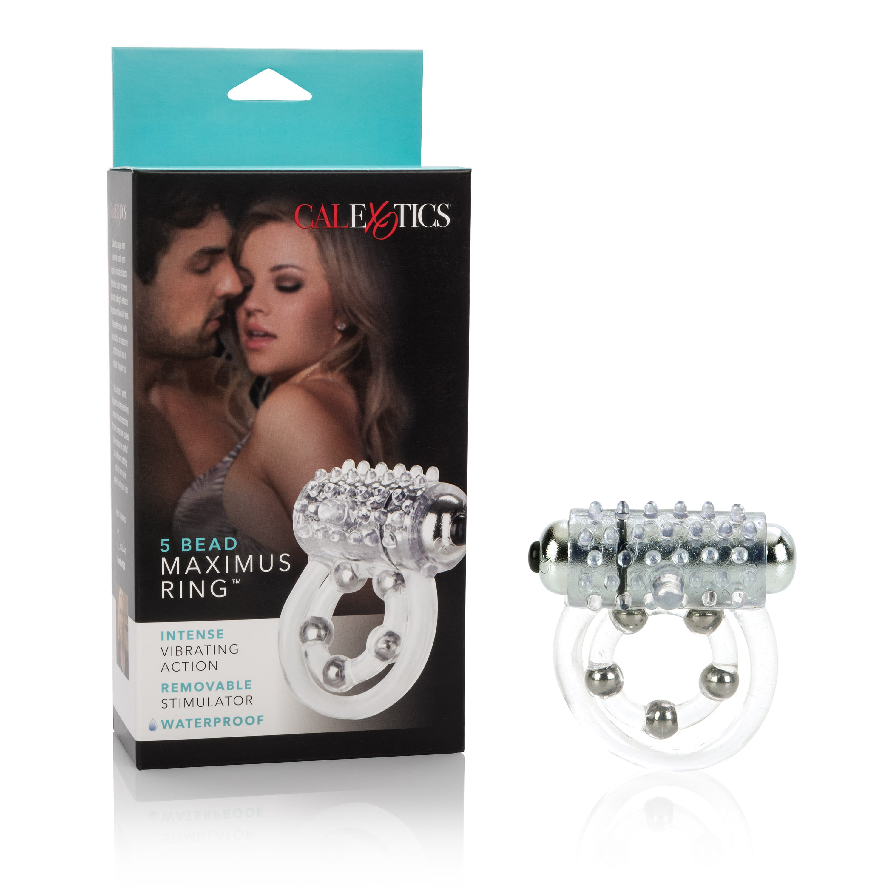 Maximus Enhancement Ring 5 Stroker Beads – Clear