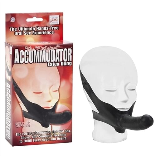 The Original Accomodator Latex Dong – Black