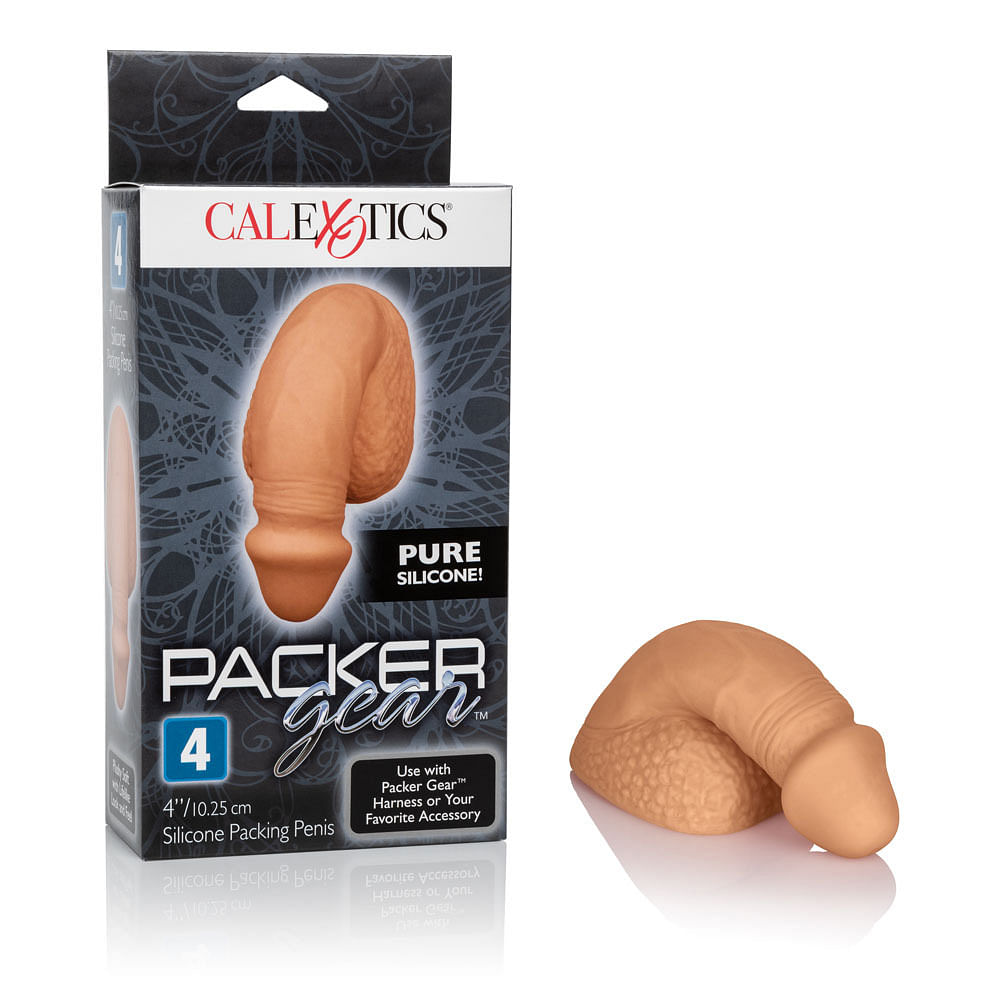 Packer Gear 4 Inch Silicone Packing Penis – Tan