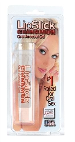 Lipslick Cinnamon Oral Arousal Gel – Clear Edible Warm and Tingly