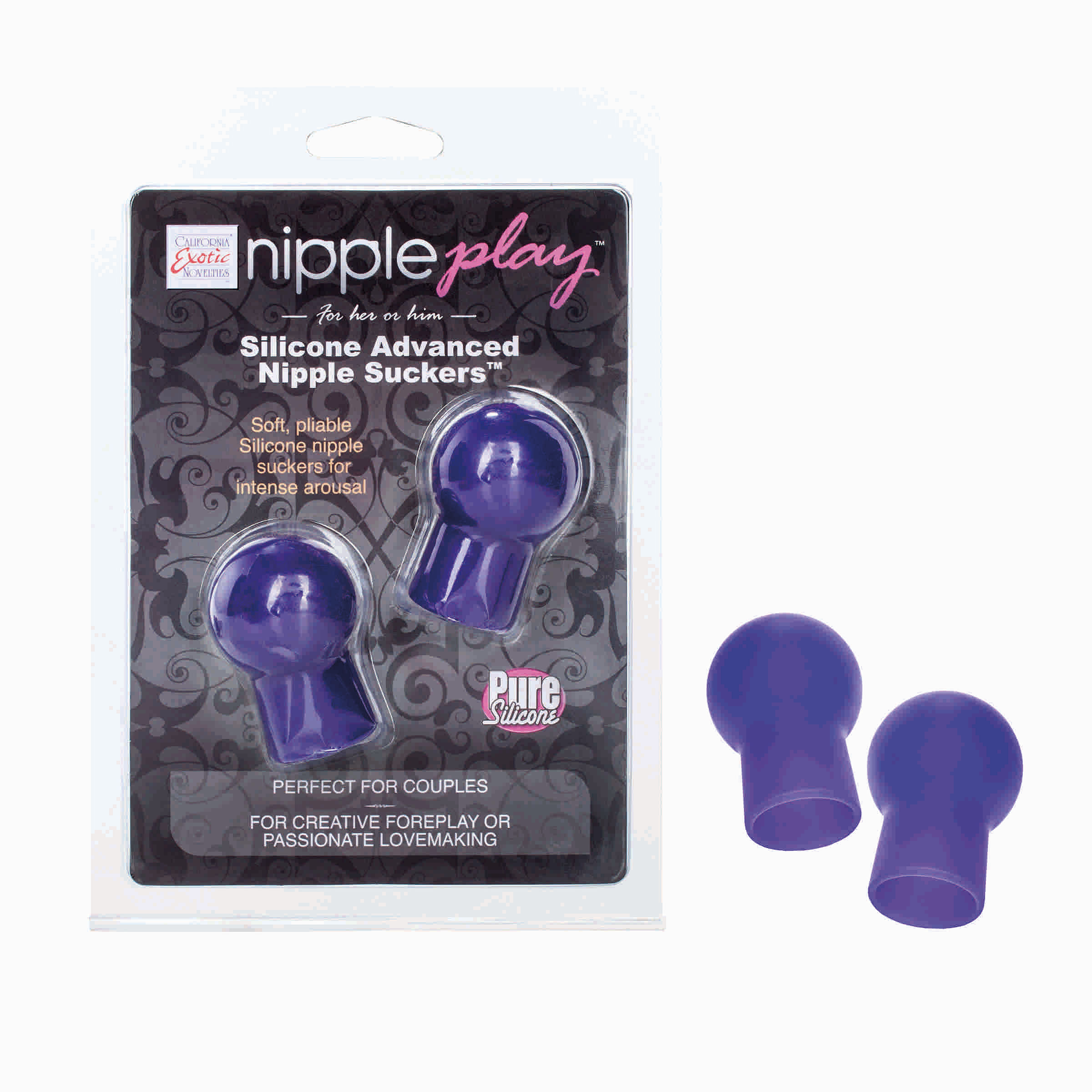 Nipple Play Silicone Advanced Nipple Suckers –  Purple