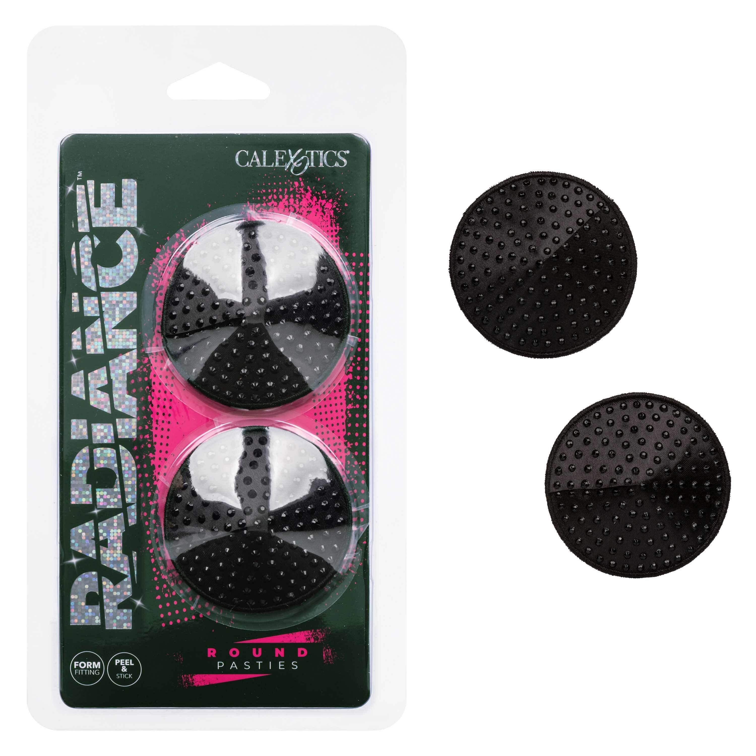 Radiance Round Pasties – Black