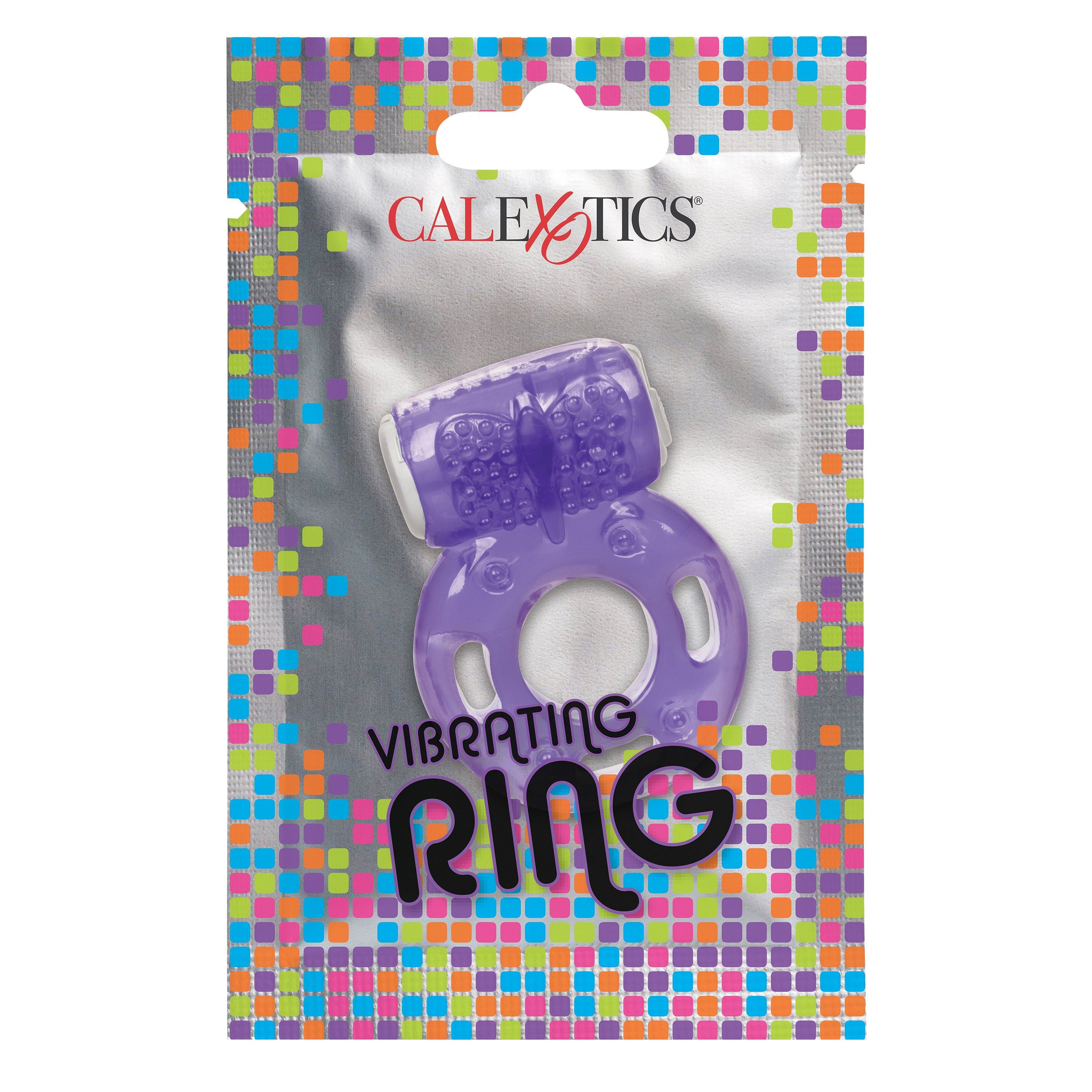 Foil Pack Vibrating Ring – Purple