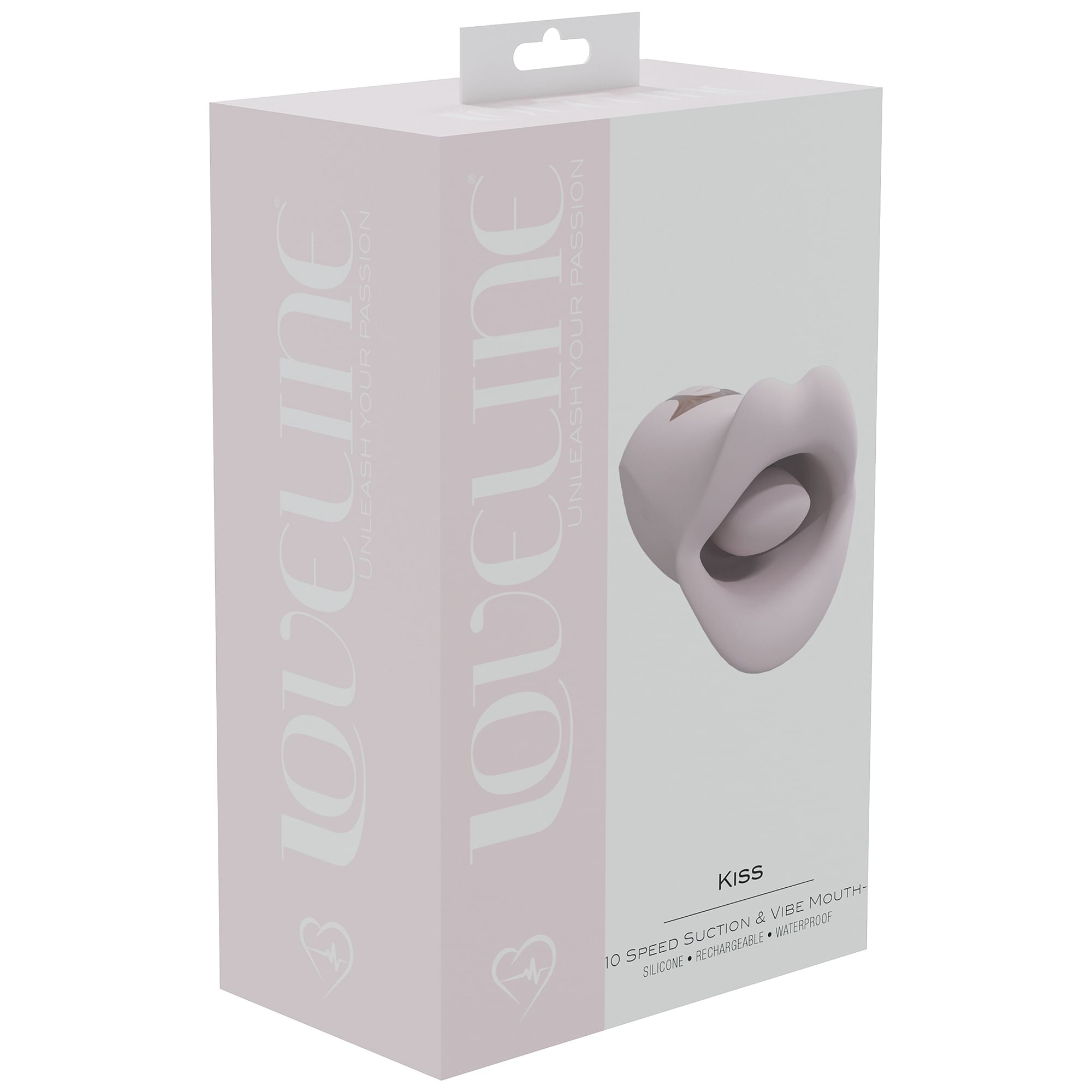 Kiss – Suction and Vibrating Mouth – Pink