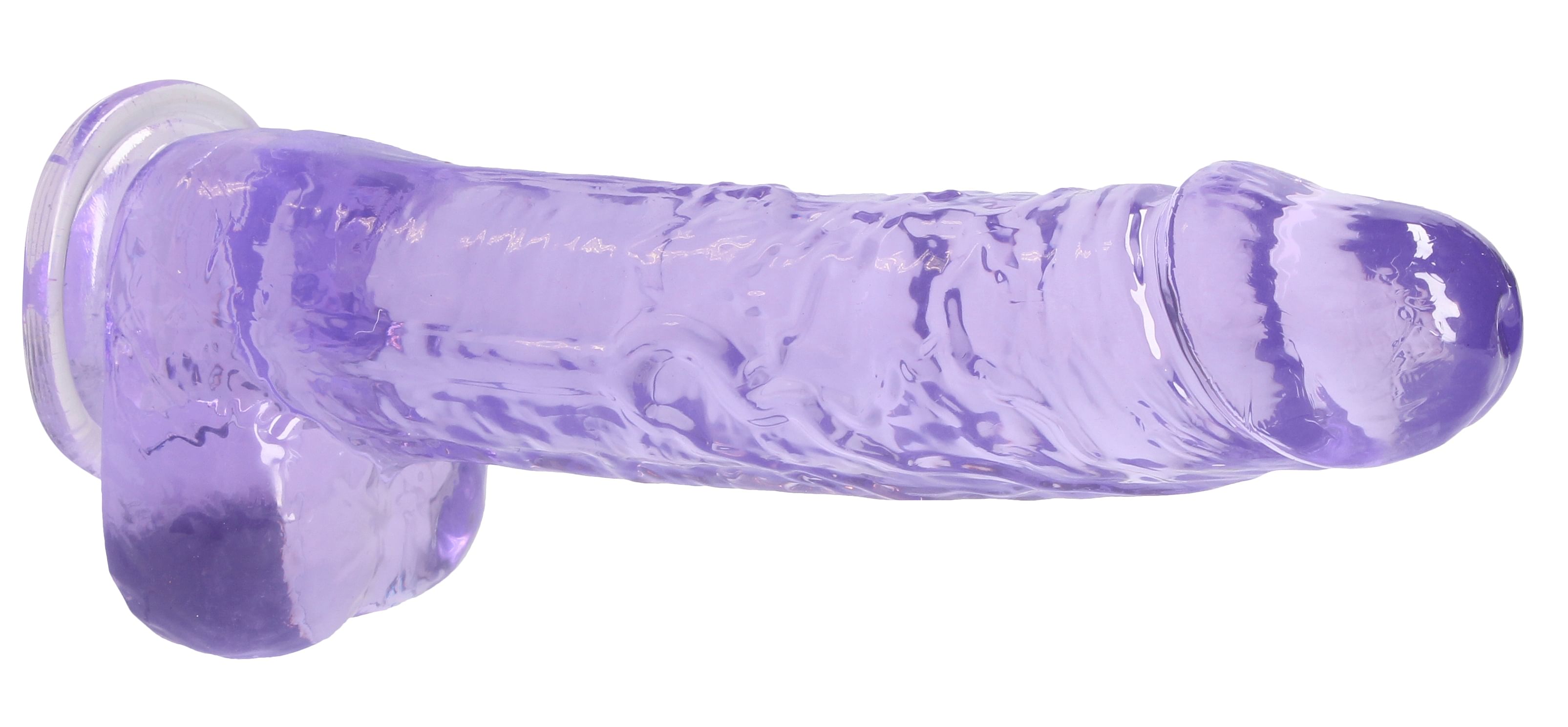 9 Inch Realistic Dildo With Balls – Purple