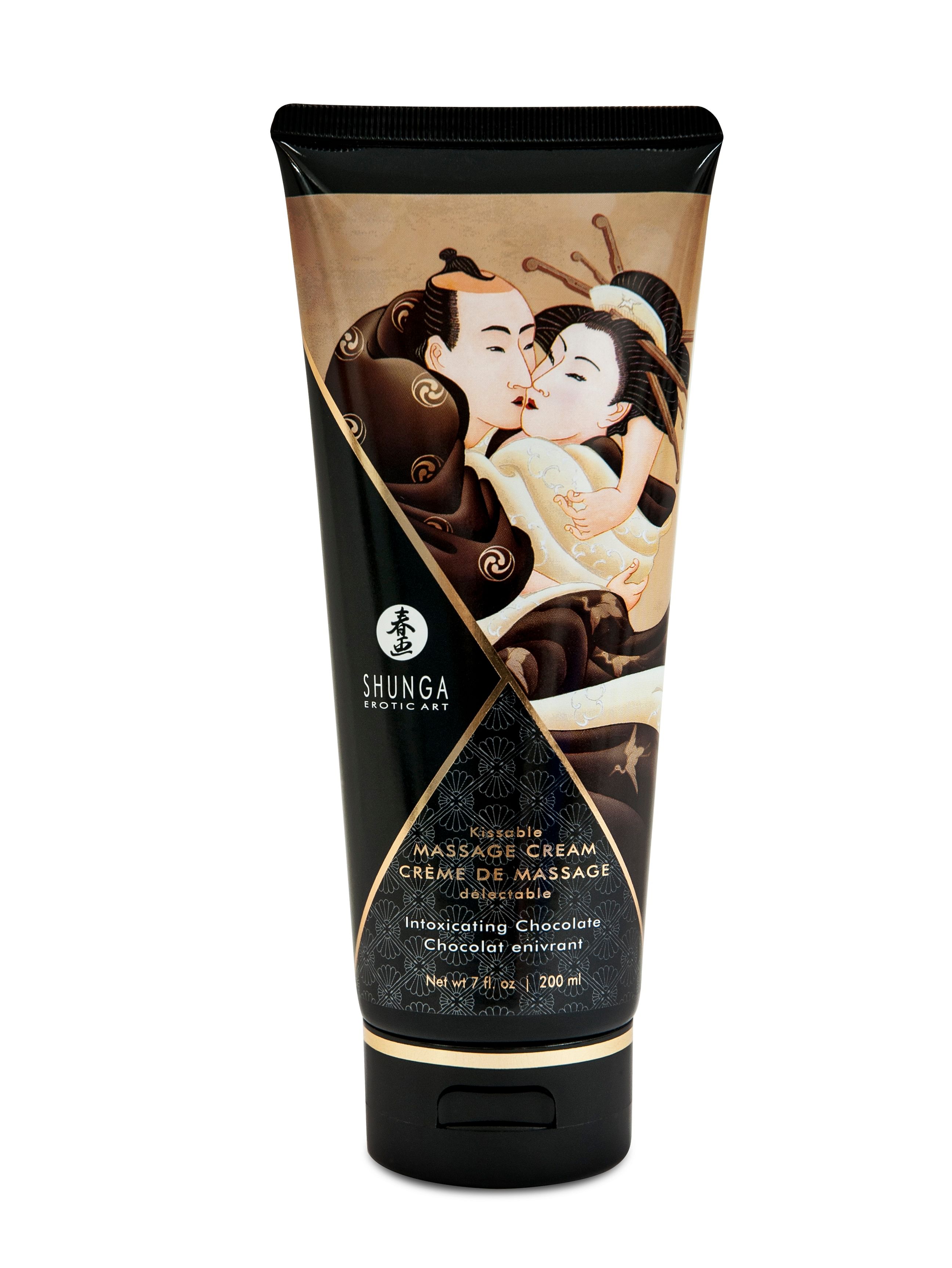 Kissable Massage Cream – Intoxicating Chocolate – 7 Fl. Oz. / 200 ml