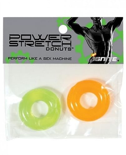 Power Stretch Donuts – 2 Pack – Orange and Green