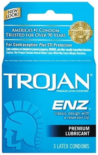 Trojan Enz Lubricated – 3 Pack