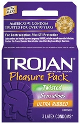 Trojan Pleasure Pack – 3 Pack