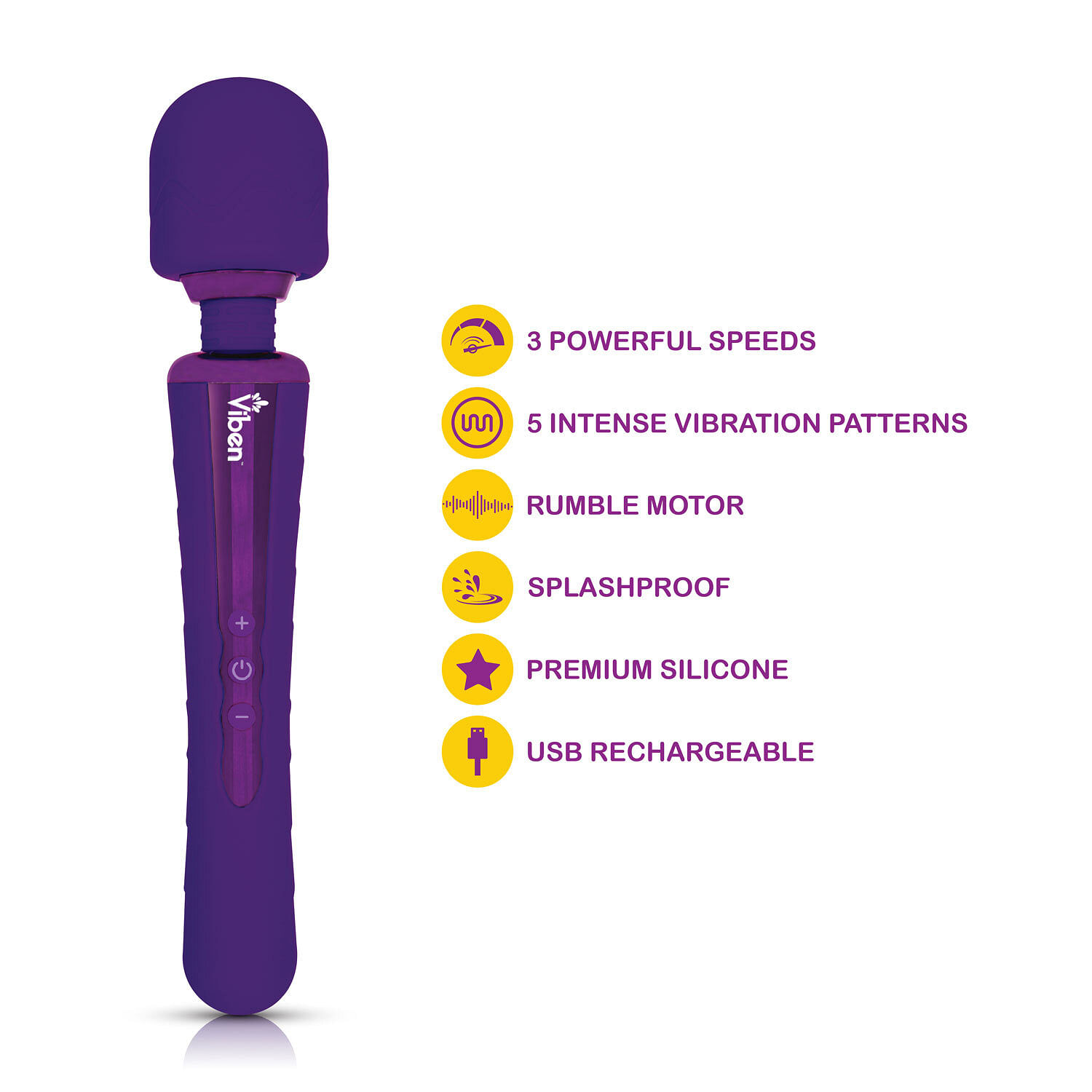 Obsession – Intense Wand Massager – Violet