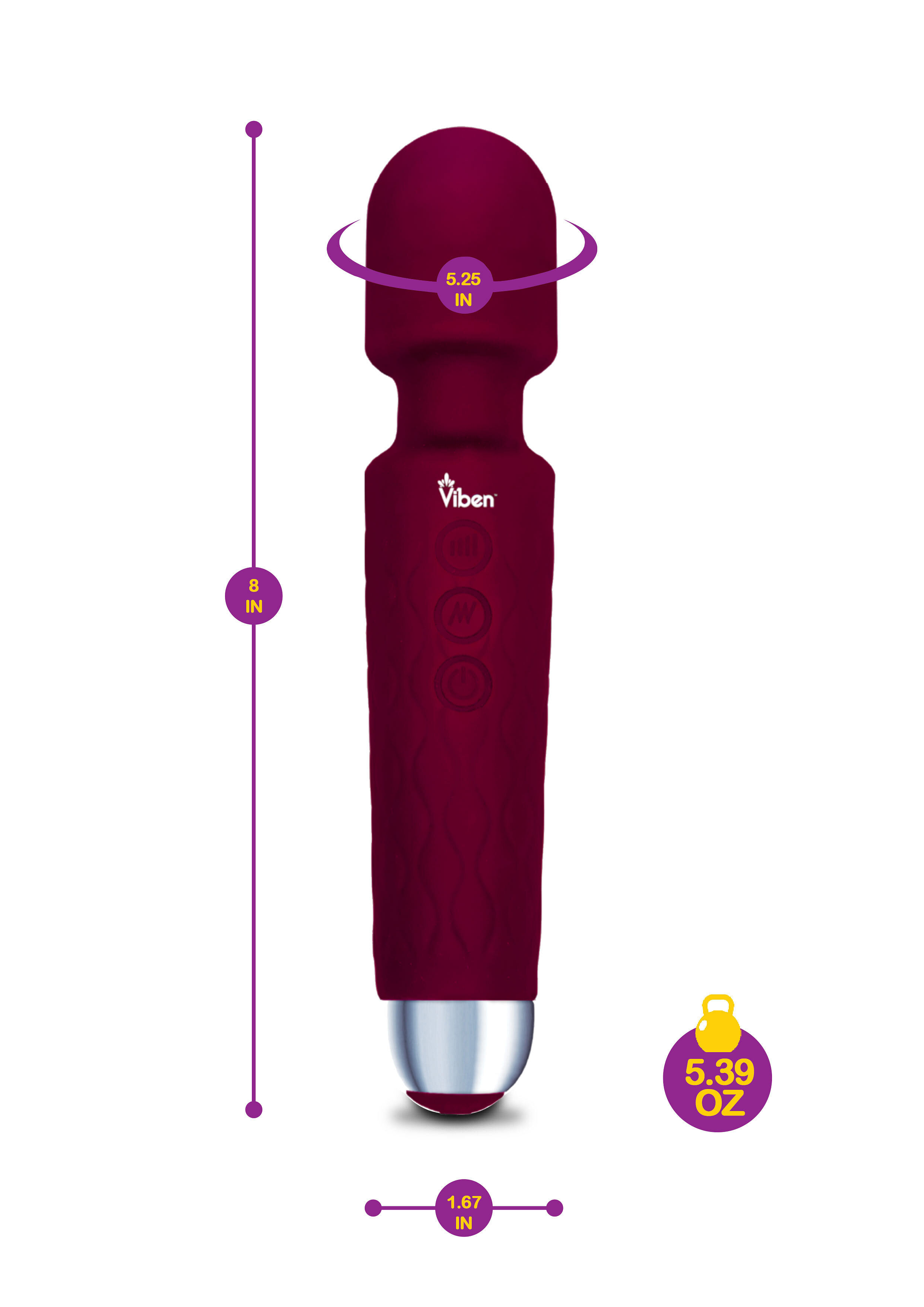 Tempest – Ruby – Intense Wand Massager