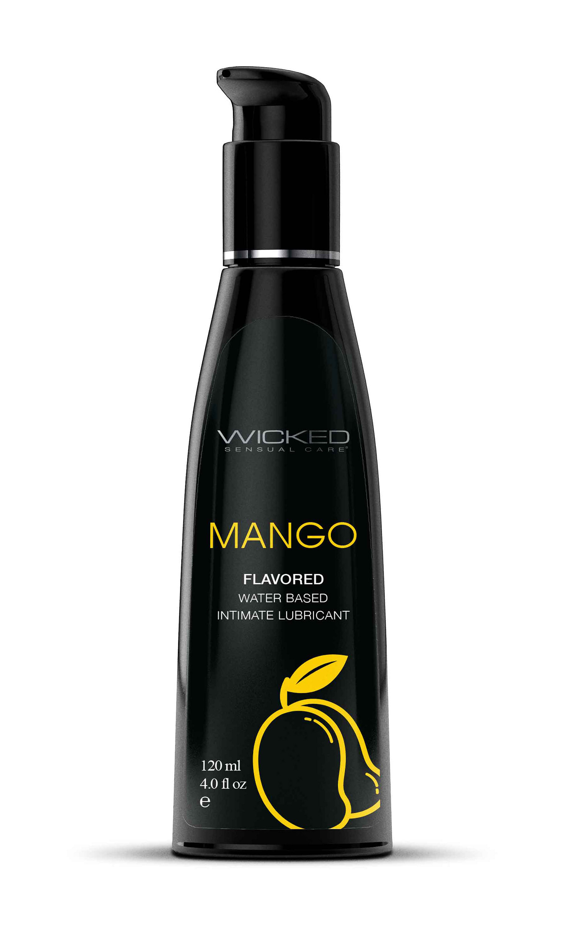 Aqua Mango Flavored Water Based Intimate Lubricant – 4 Fl. Oz.