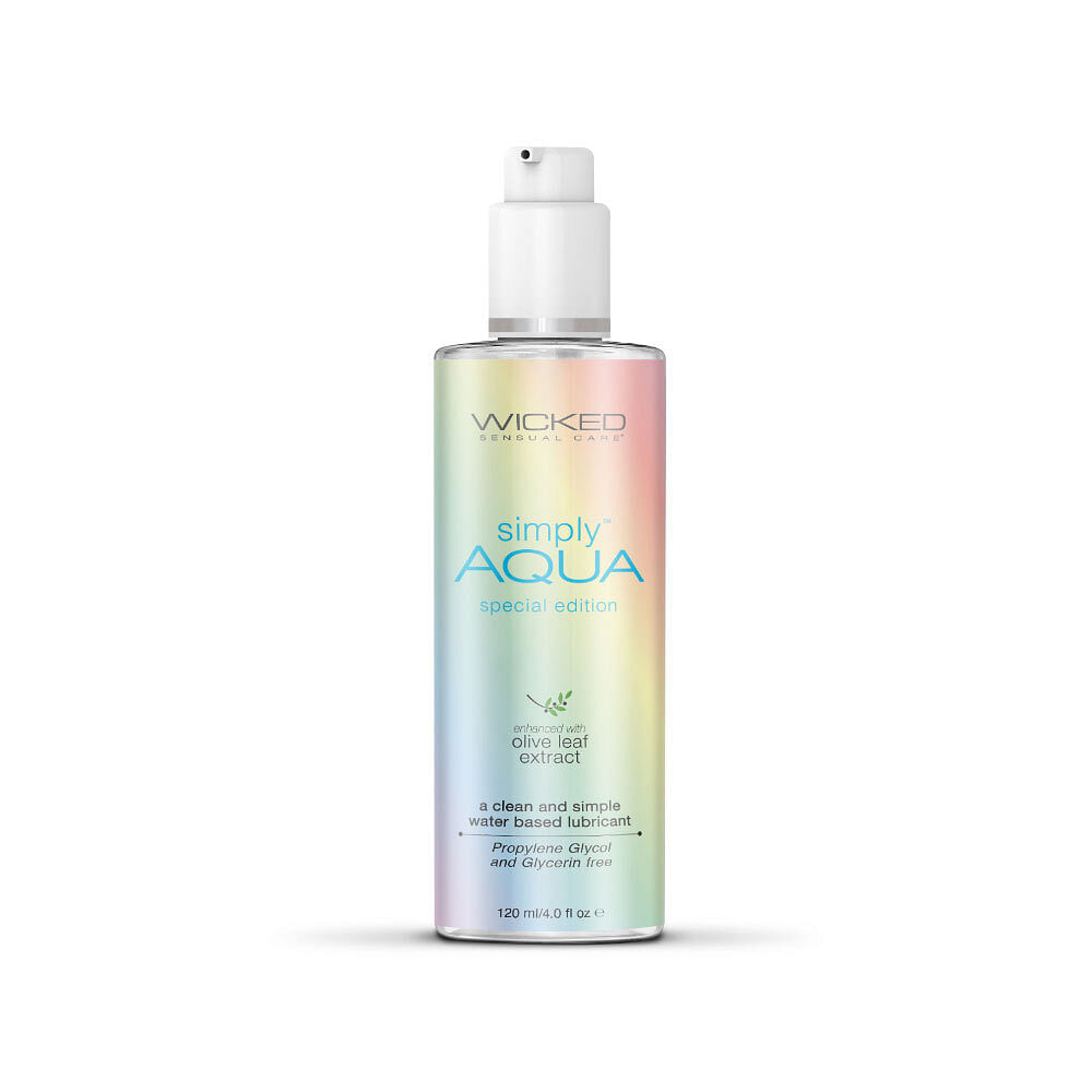 Simply Aqua Water Based Lubricant – 4 Fl. Oz. –  Special Edition