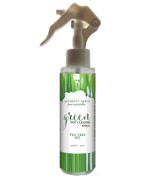 Intimate Earth Toy Cleaner Spray — Green Tea & Tea Tree, 4.2 oz
